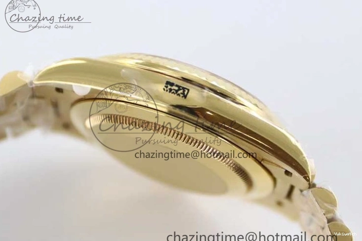 Dial YG Steel 40mm 1:1 Best TWF A2836 Crystal Date 904L YG Edition on Bracelet Day YG 0430